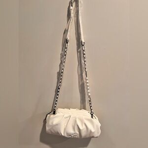 Badgley Mischka. Clutch  purse w/White Chain Strap Women's Bag